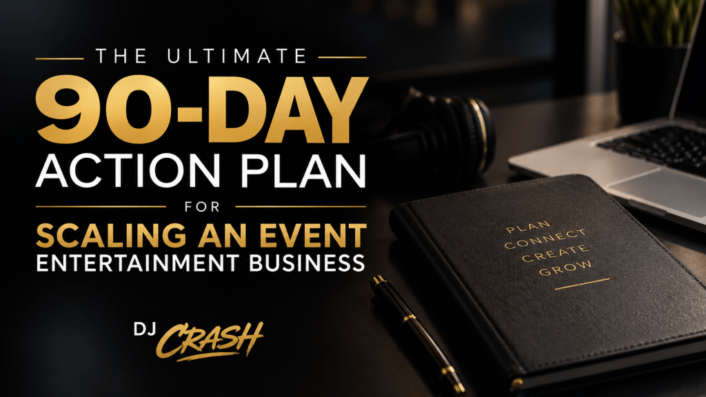 The Ultimate 90-Day Action Plan for Scaling an Event Entertainment Business