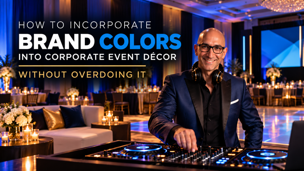 How to Incorporate Brand Colors into Corporate Event Décor Without Overdoing It